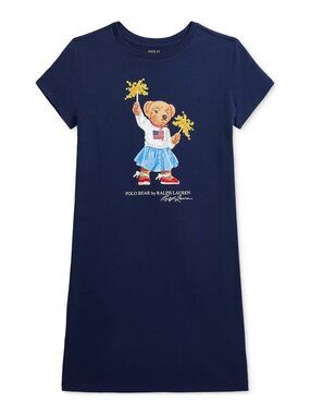Polo Ralph Lauren Polo Bear T-shirt Dress, Size 16